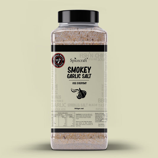 Smokey Garlic Salt  900gm - pantry from Spicecraft - Gets yours for $40! Shop now at The Riverside Pantry