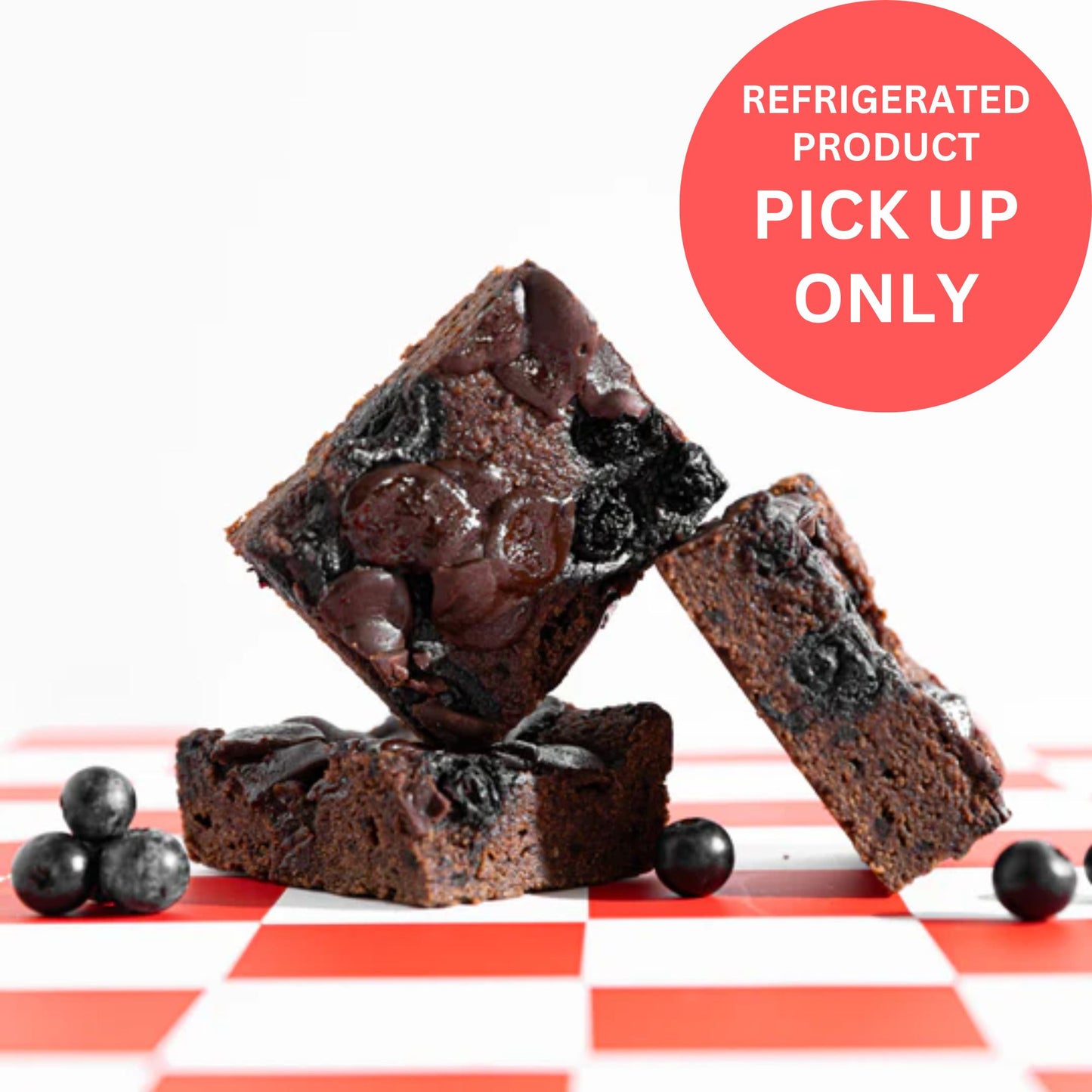 Blueberry Brownie -  KETO - snack from Badass Brownies - Gets yours for $7! Shop now at The Riverside Pantry