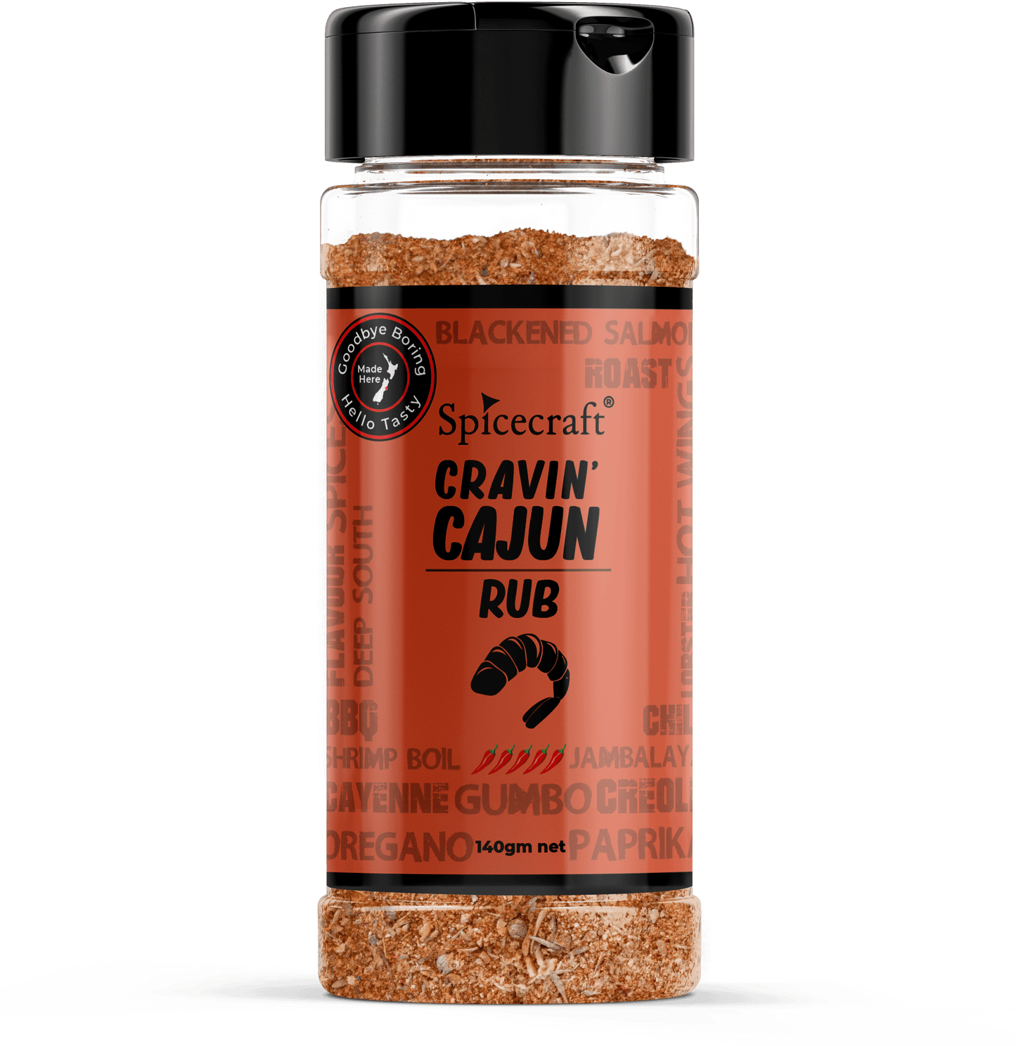 Cravin' Cajun Rub - condiment from Spicecraft - Gets yours for $13! Shop now at The Riverside Pantry