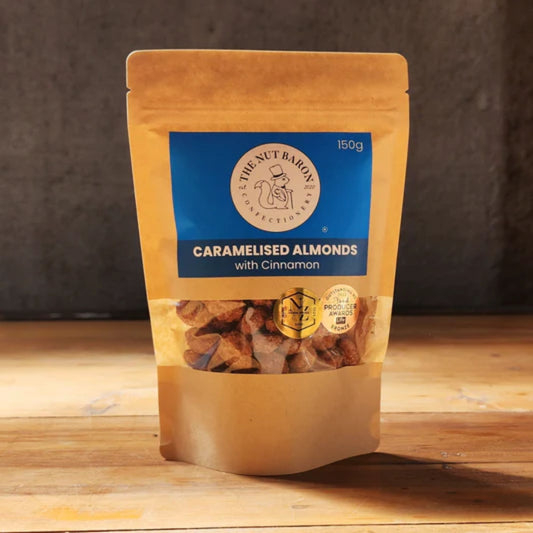 Caramelised Almonds with Cinnamon - confectionery from Nut Baron - Gets yours for $10.90! Shop now at The Riverside Pantry