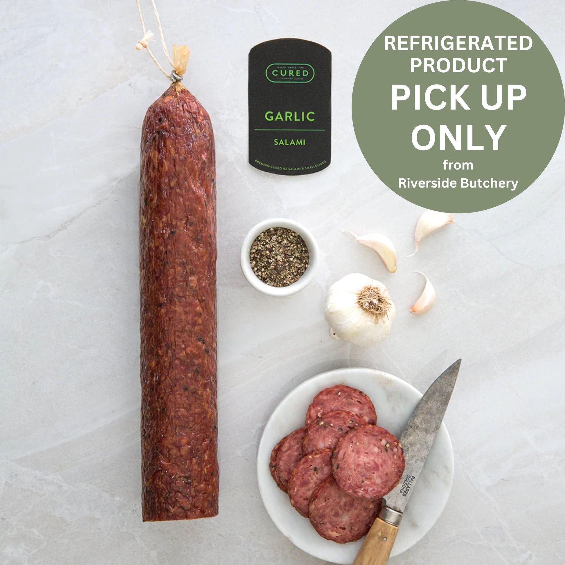 Salami (Cured) - General from Riverside Butchery - Gets yours for $22! Shop now at The Riverside Pantry