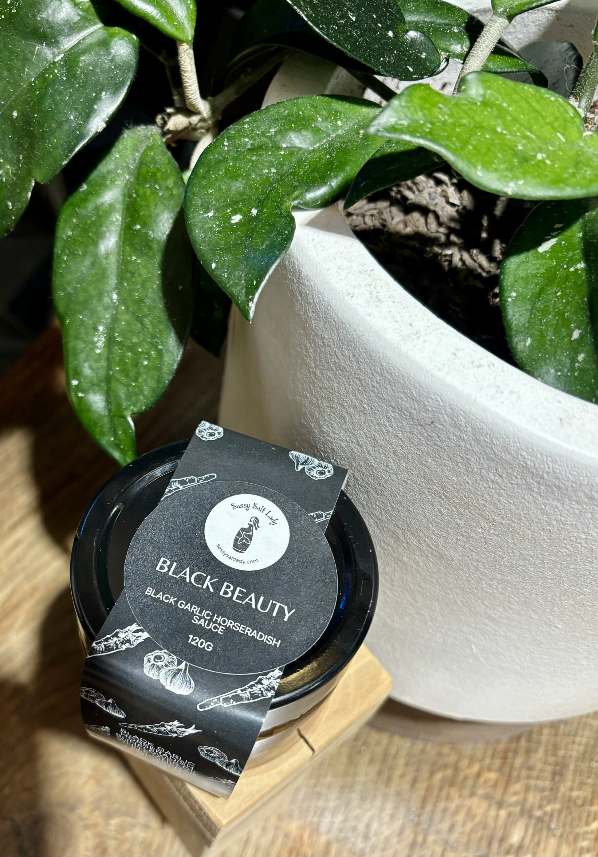 Black Beauty Sauce - condiment from Sassy Salt Lady - Gets yours for $24! Shop now at The Riverside Pantry