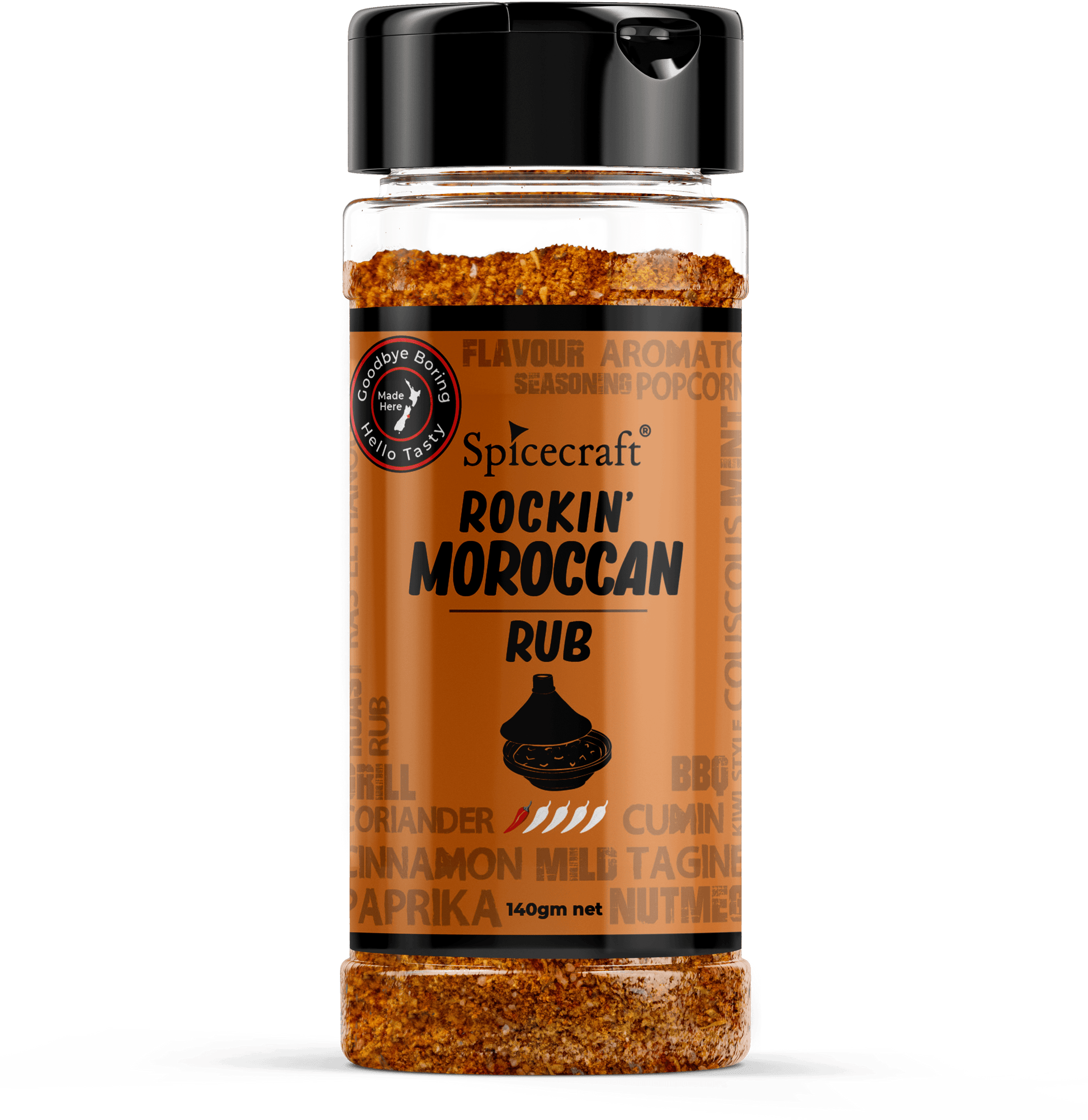 Rockin' Moroccan Rub - condiment from Spicecraft - Gets yours for $13! Shop now at The Riverside Pantry