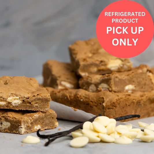 Blondie Brownie - snack from Badass Brownies - Gets yours for $6! Shop now at The Riverside Pantry