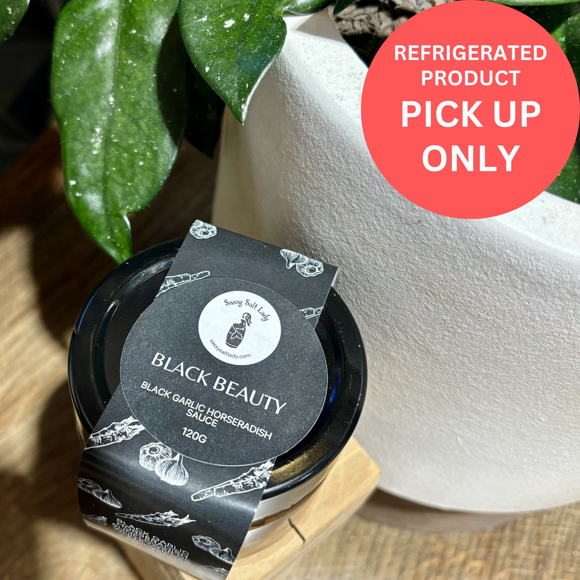 Black Beauty Sauce - condiment from Sassy Salt Lady - Gets yours for $24! Shop now at The Riverside Pantry