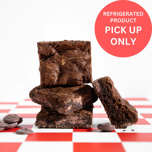 Sensationally Plain Brownie - snack from Badass Brownies - Gets yours for $6! Shop now at The Riverside Pantry