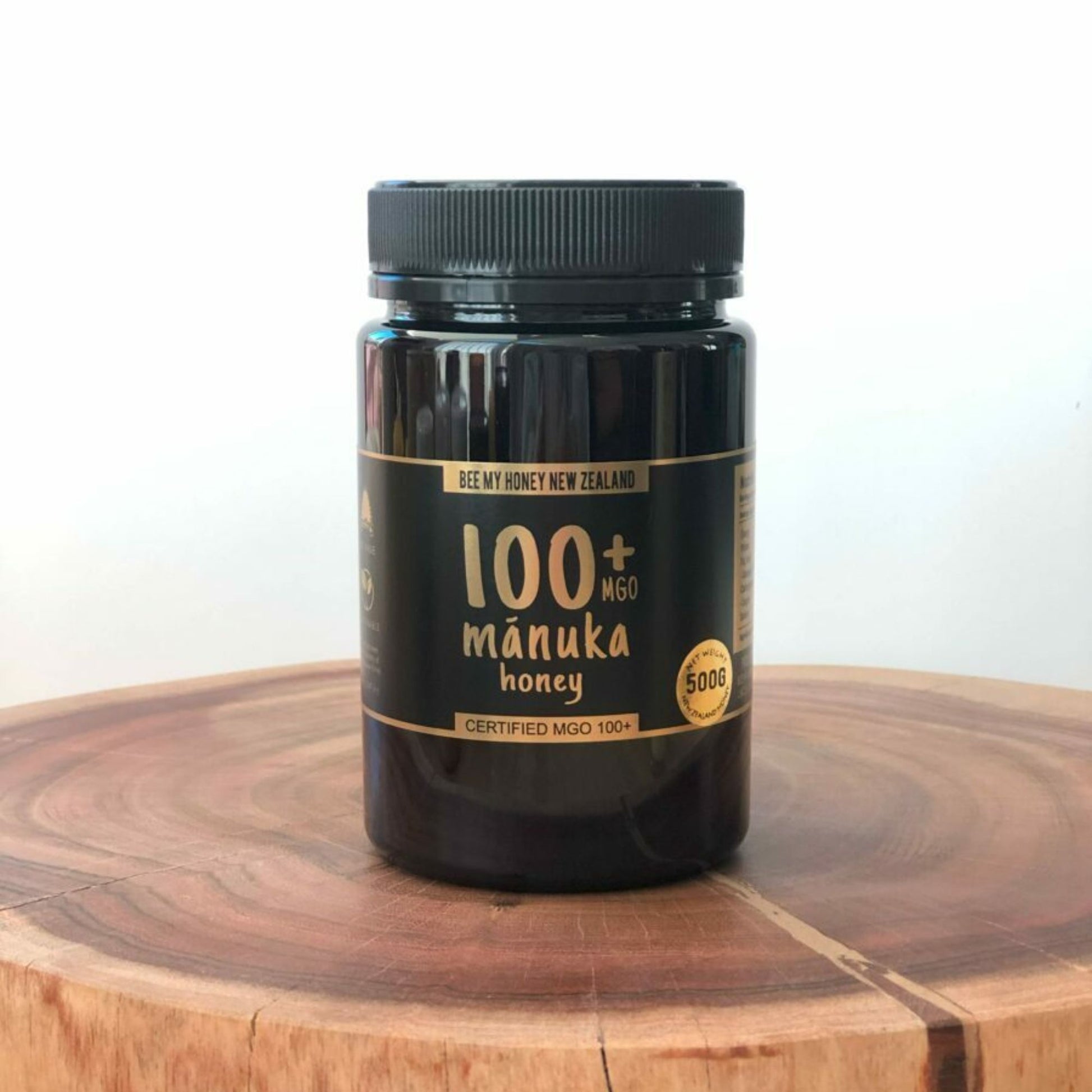 Manuka Honey 500g (100+ MGO) Batch JM214 2024 - spread from Bee My Honey - Gets yours for $33! Shop now at The Riverside Pantry