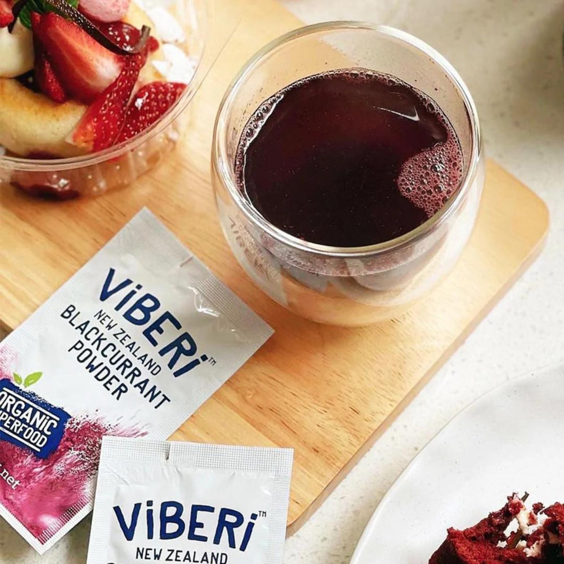 Organic Blackcurrant Powder 200gm (20 x Sachets) - beverage from ViBERi - Gets yours for $39.95! Shop now at The Riverside Pantry