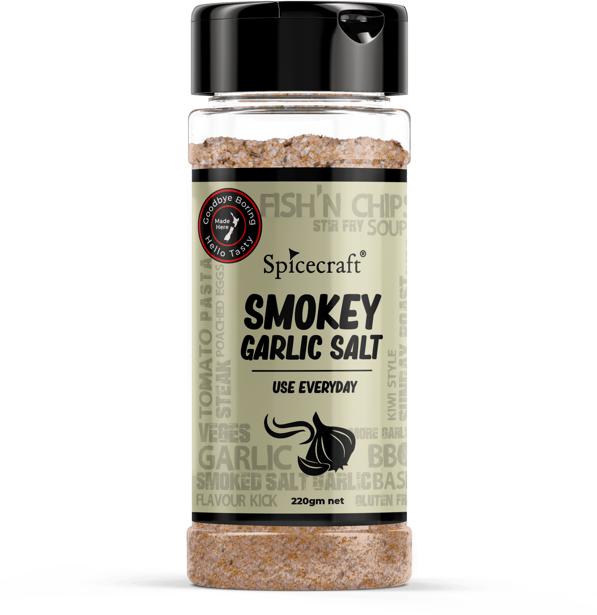 Smokey Garlic Salt - condiment from Spicecraft - Gets yours for $13! Shop now at The Riverside Pantry