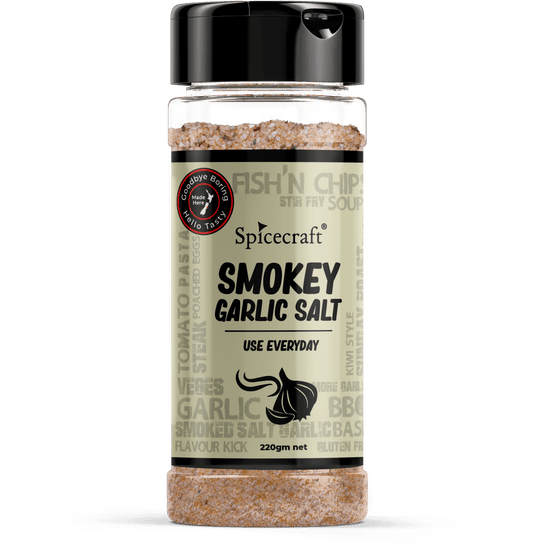 Smokey Garlic Salt - condiment from Spicecraft - Gets yours for $13! Shop now at The Riverside Pantry