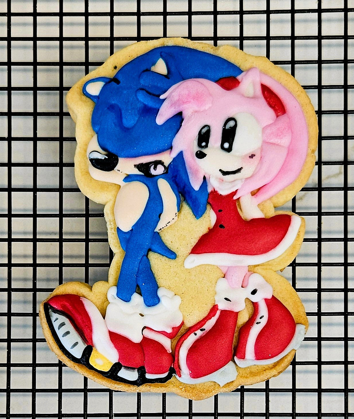 Sonic & Amy Rose Vanilla Cookie - snack from Alux Treat - Gets yours for $9! Shop now at The Riverside Pantry