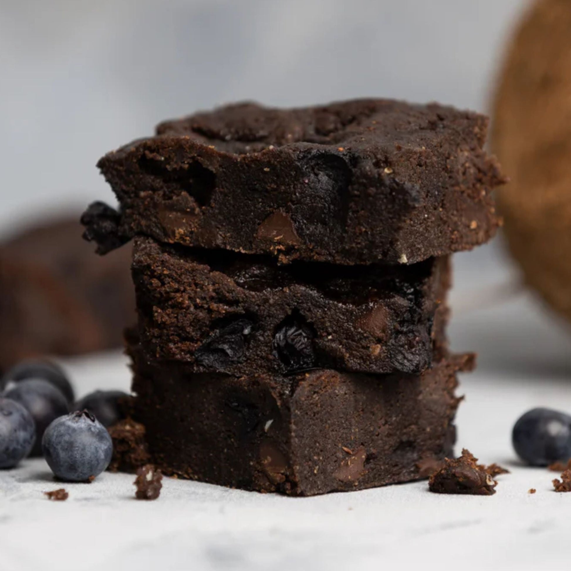 Blueberry Brownie -  KETO - snack from Badass Brownies - Gets yours for $7! Shop now at The Riverside Pantry