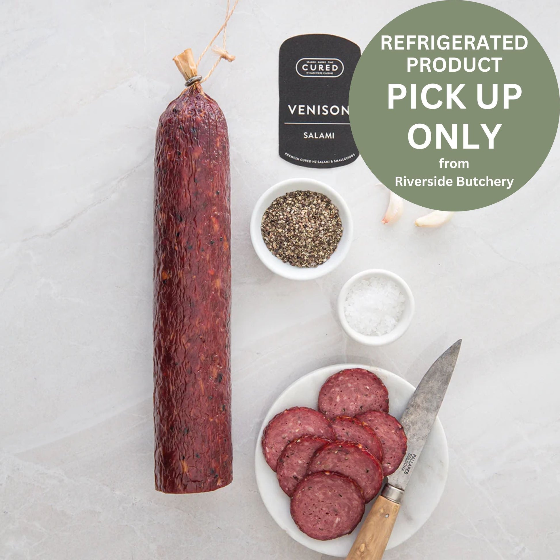 Salami (Cured) - General from Riverside Butchery - Gets yours for $22! Shop now at The Riverside Pantry