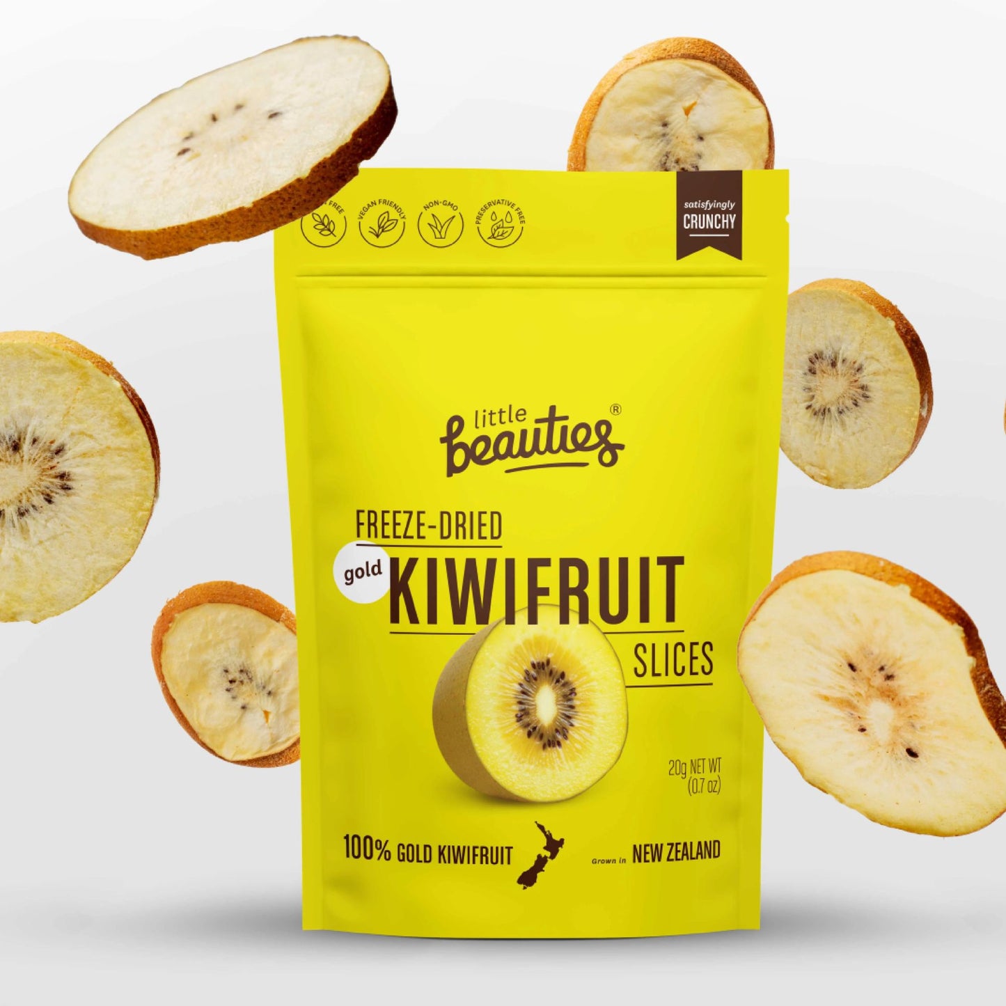 Freeze Dried Kiwifruit - snack from Little Beauties - Gets yours for $7.99! Shop now at The Riverside Pantry