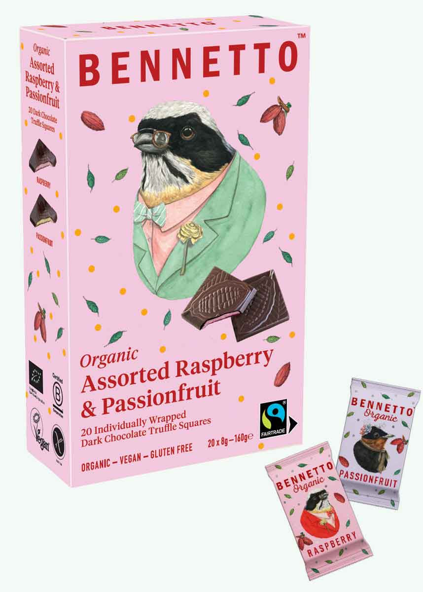 Truffle Filled Squares - Raspberry - confectionery from Bennetto - Gets yours for $15.99! Shop now at The Riverside Pantry