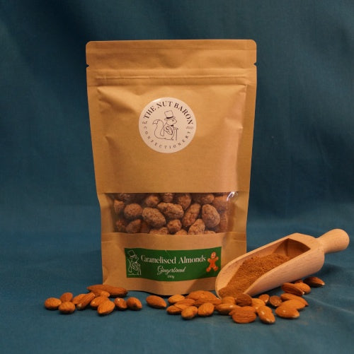 Caramelised Almonds - Gingerbread - confectionery from Nut Baron - Gets yours for $10.90! Shop now at The Riverside Pantry