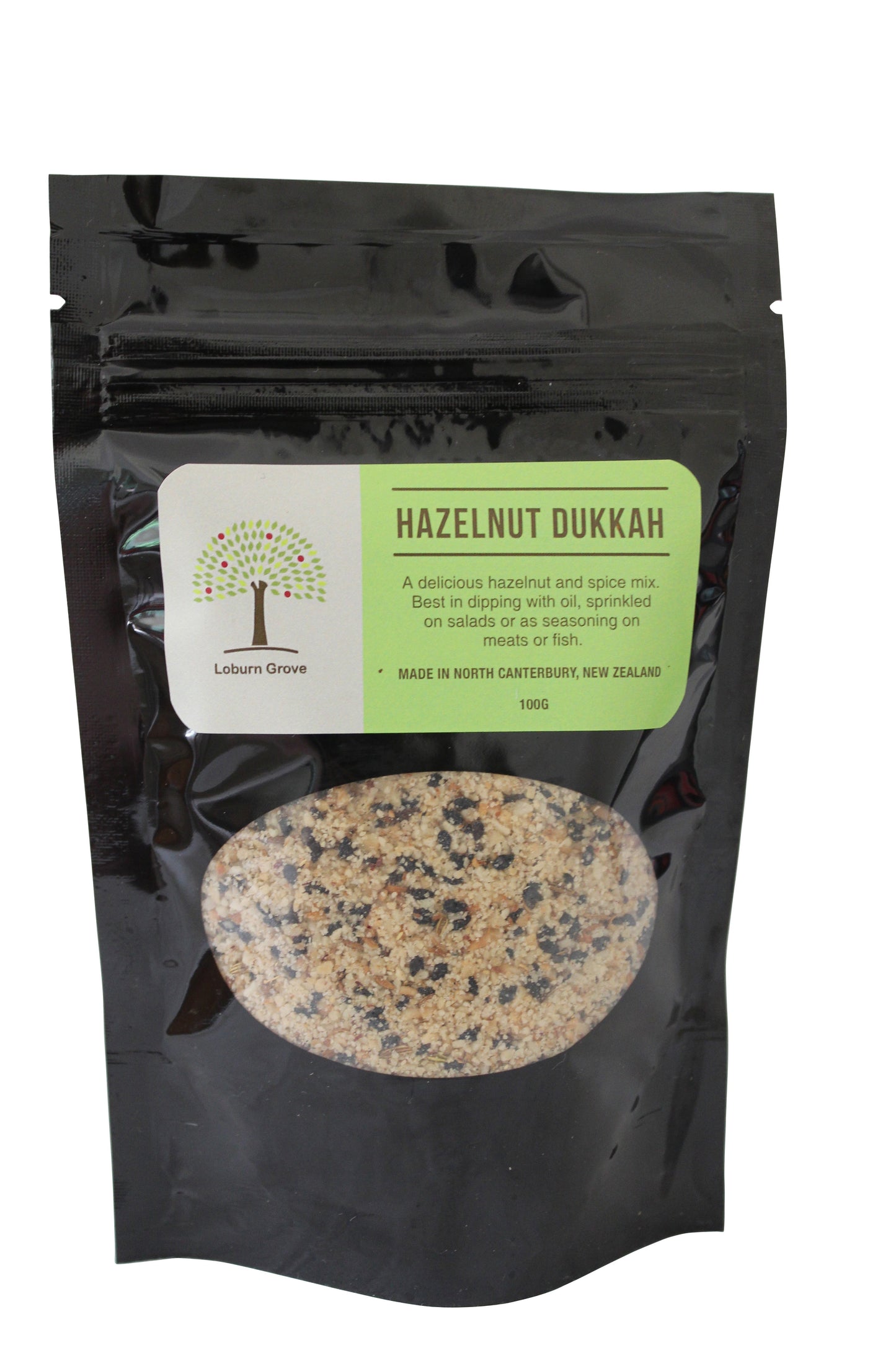 Hazelnut Dukkah 100g - condiment from Loburn Grove - Gets yours for $7.00! Shop now at The Riverside Pantry