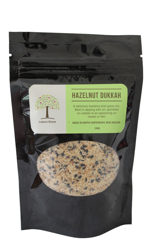 Hazelnut Dukkah 100g - condiment from Loburn Grove - Gets yours for $8! Shop now at The Riverside Pantry