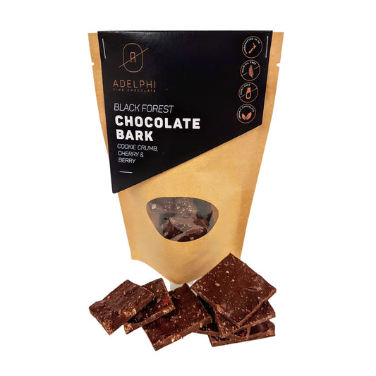 Chocolate Bark Black Forest - confectionery from Adelphi Fine Chocolate - Gets yours for $12.90! Shop now at The Riverside Pantry