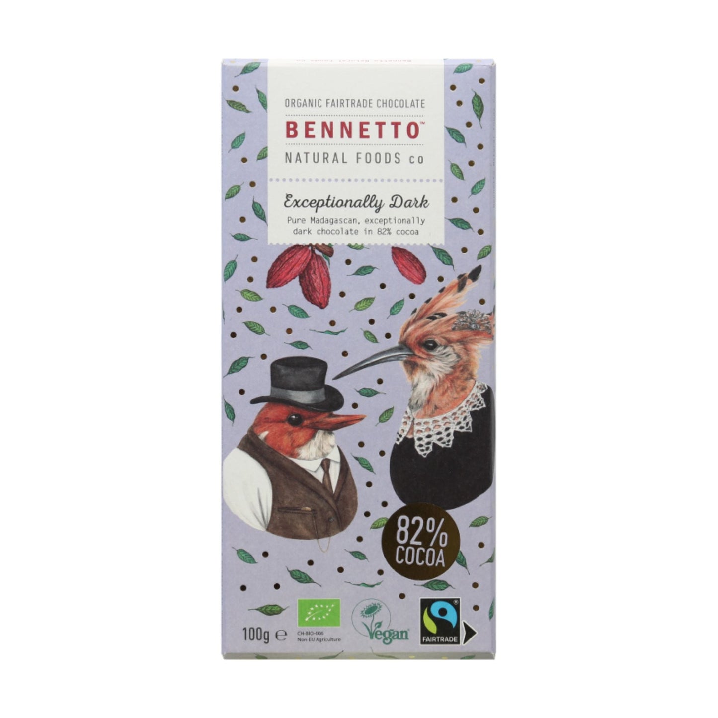 Exceptionally dark 82% 100g - confectionery from Bennetto - Gets yours for $6.99! Shop now at The Riverside Pantry