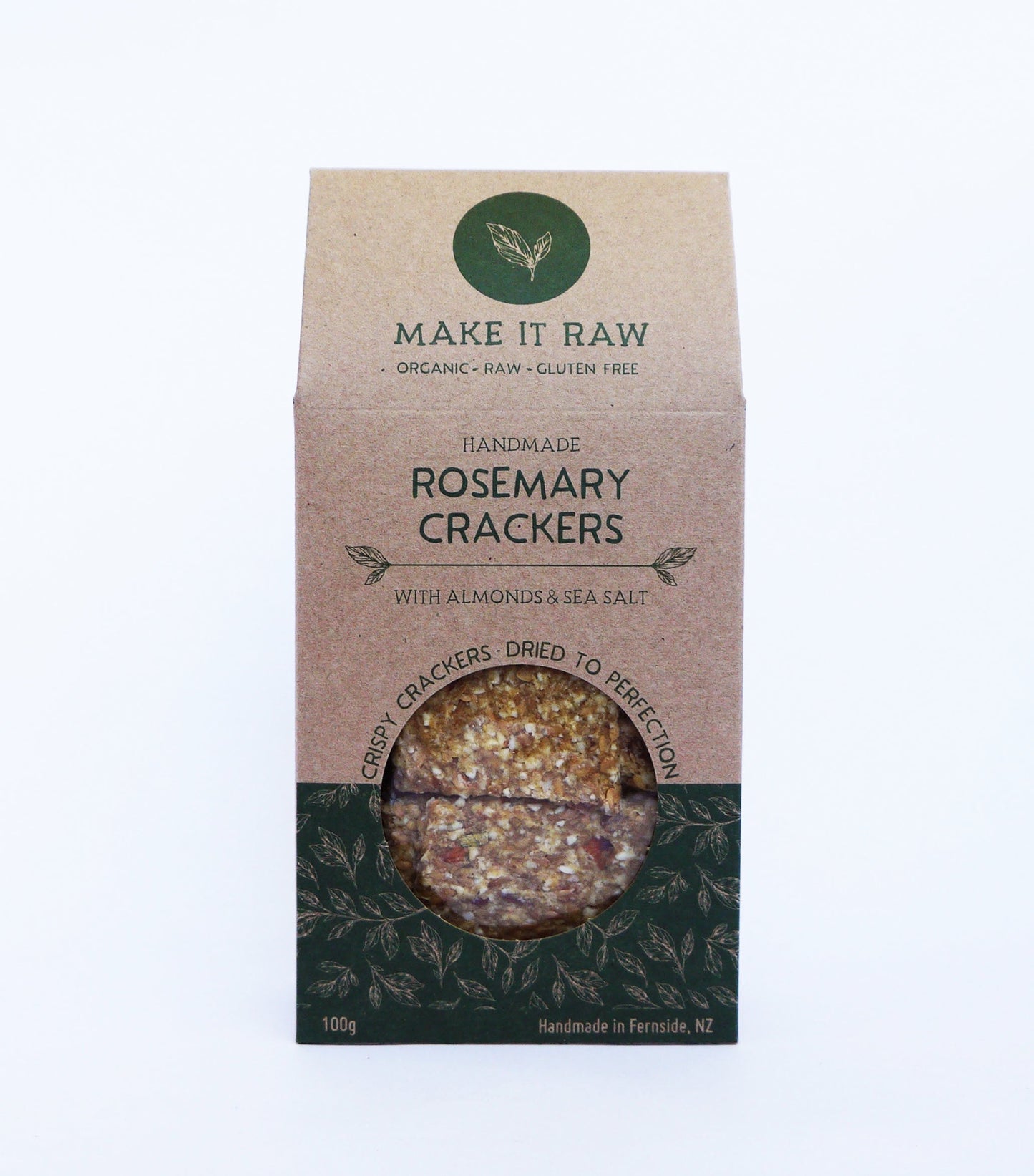 Rosemary Crackers - snack from Make It Raw - Gets yours for $9.90! Shop now at The Riverside Pantry